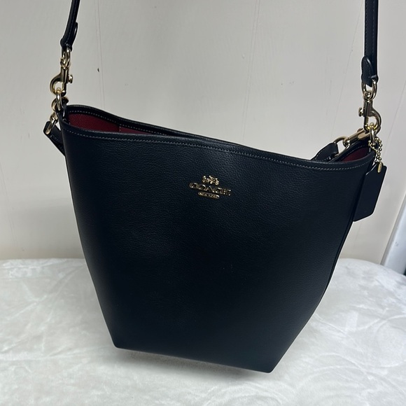 Coach CT803 Black City Bucket Bag wear Crossbody or shoulder MSRP425 NWOT - Picture 13 of 16